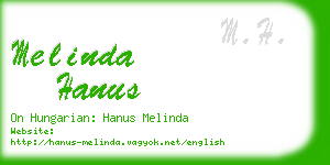 melinda hanus business card